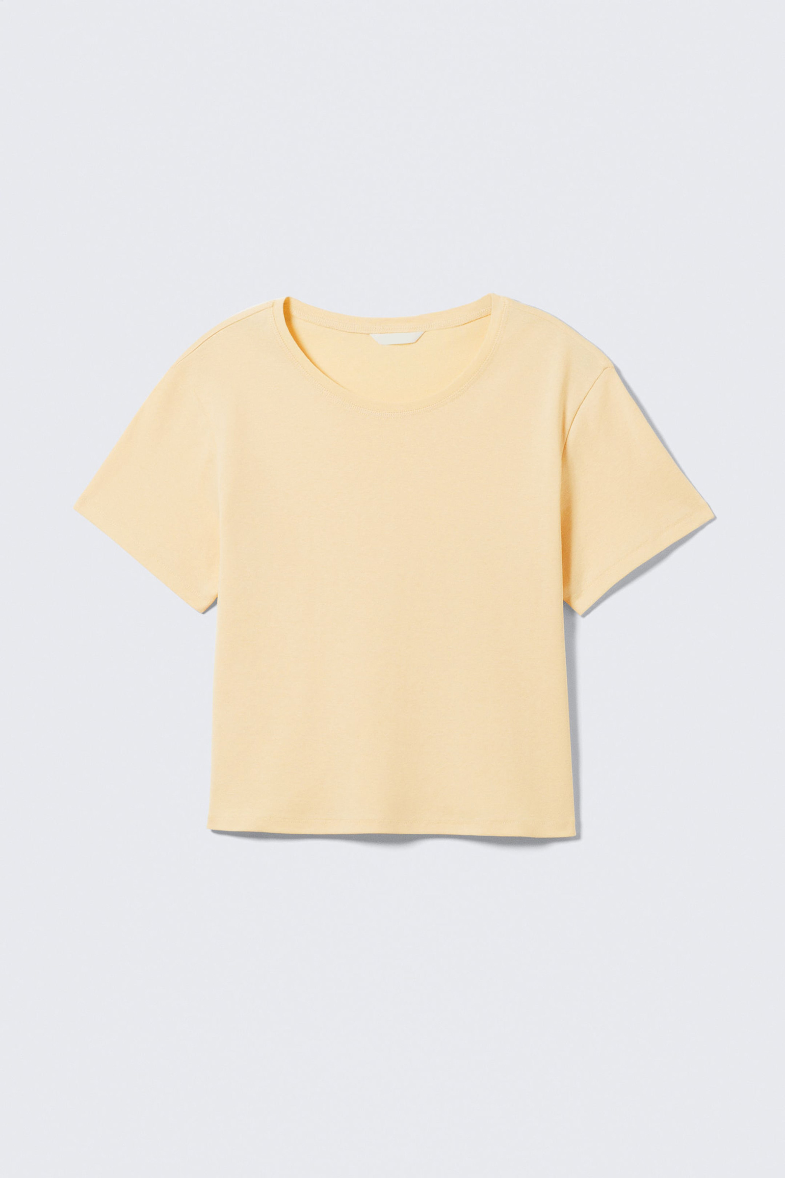 Round Neck Cropped T-Shirt