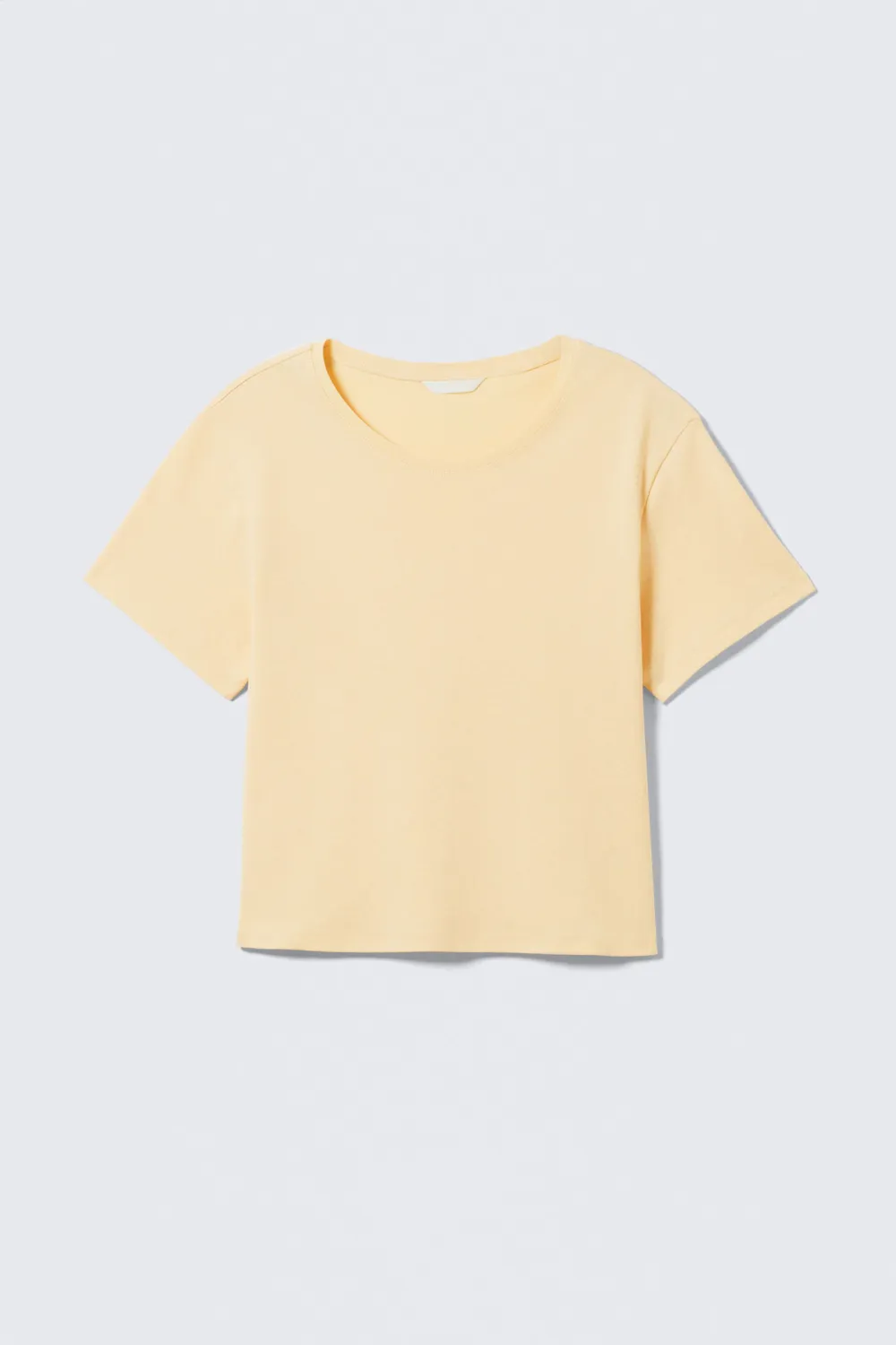 Round Neck Cropped T-Shirt