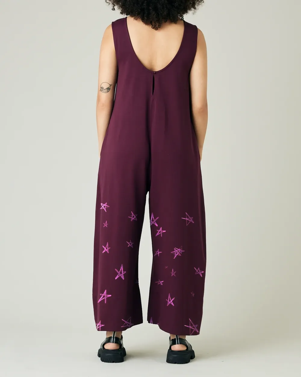 COTTON JERSEY JUMPSUIT
