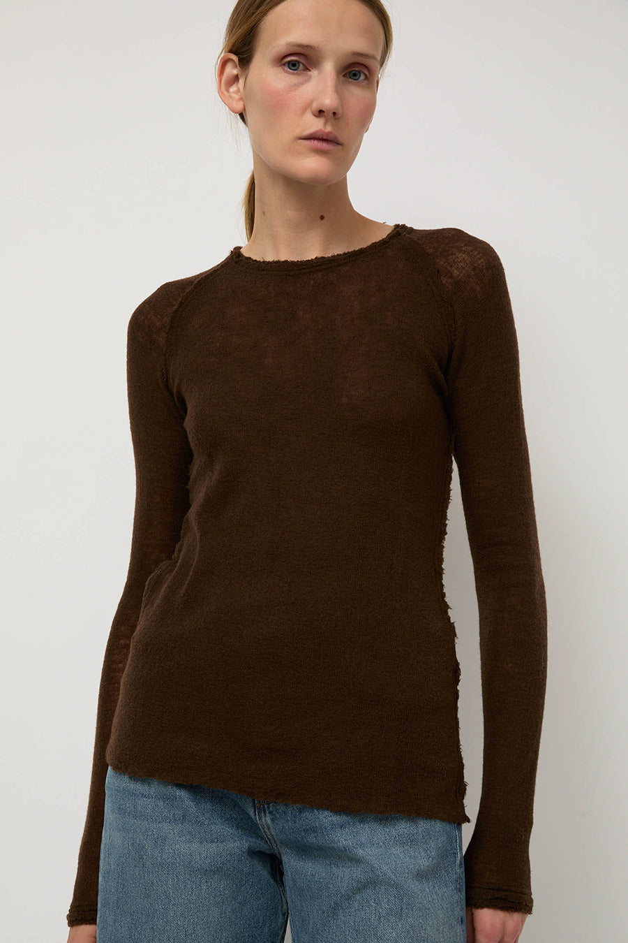 Guðrun & Guðrun Barba Crewneck in Chocolate