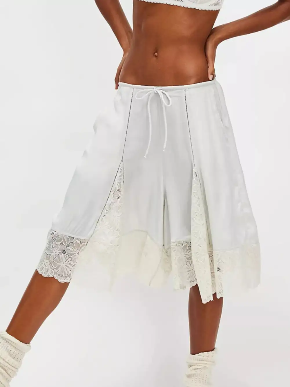 Lace Detail Shorts