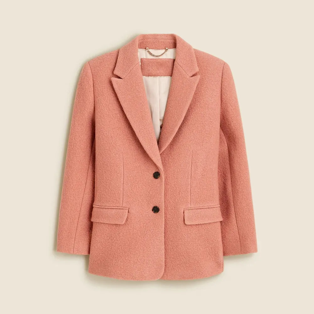 Oversized Blazer Jackets in Boiled Wool