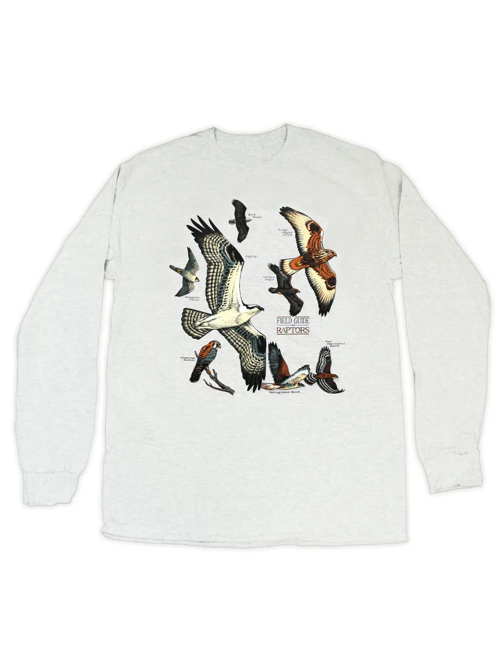 Bird Print Long Sleeved Women's Top