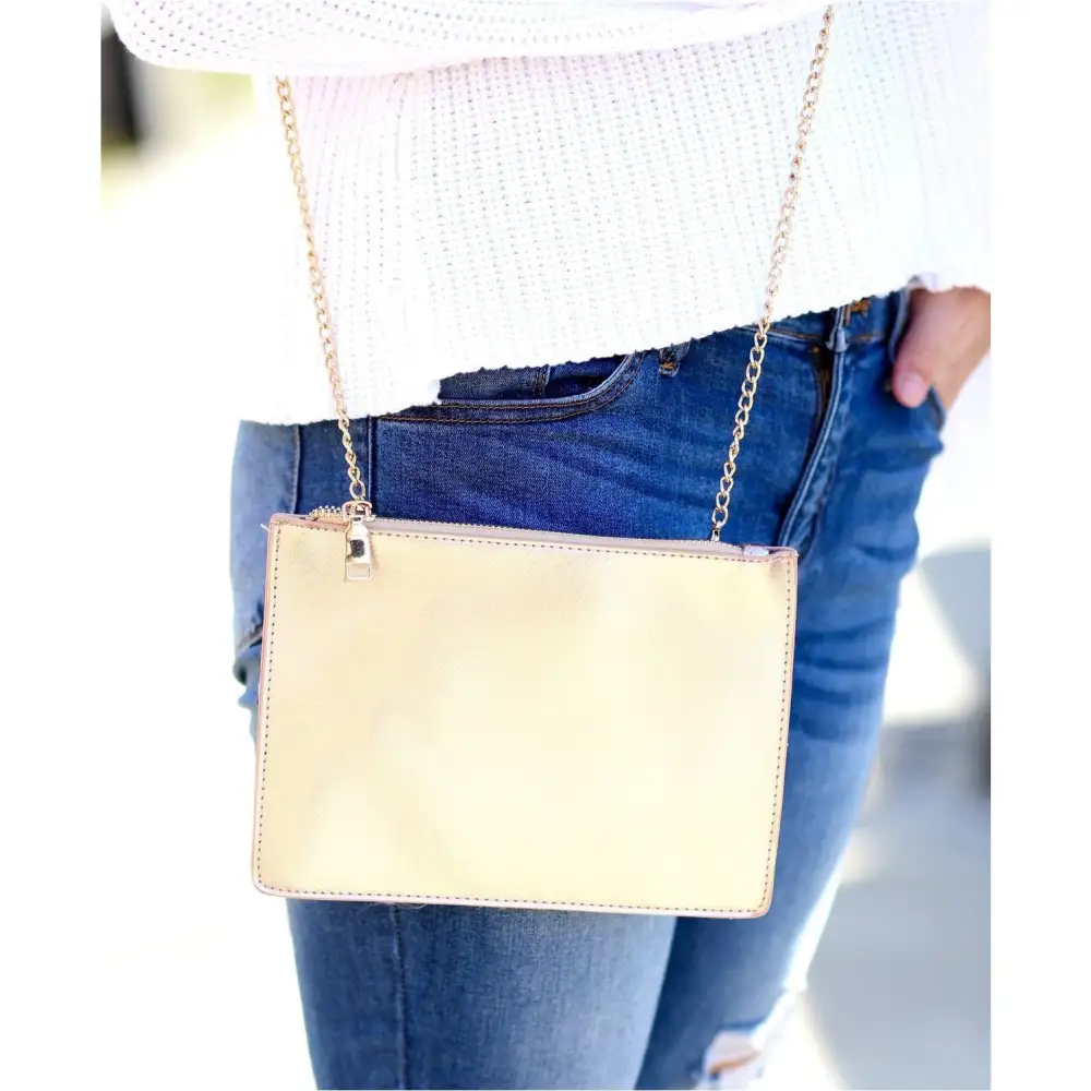 Metallic Crossbody Bag