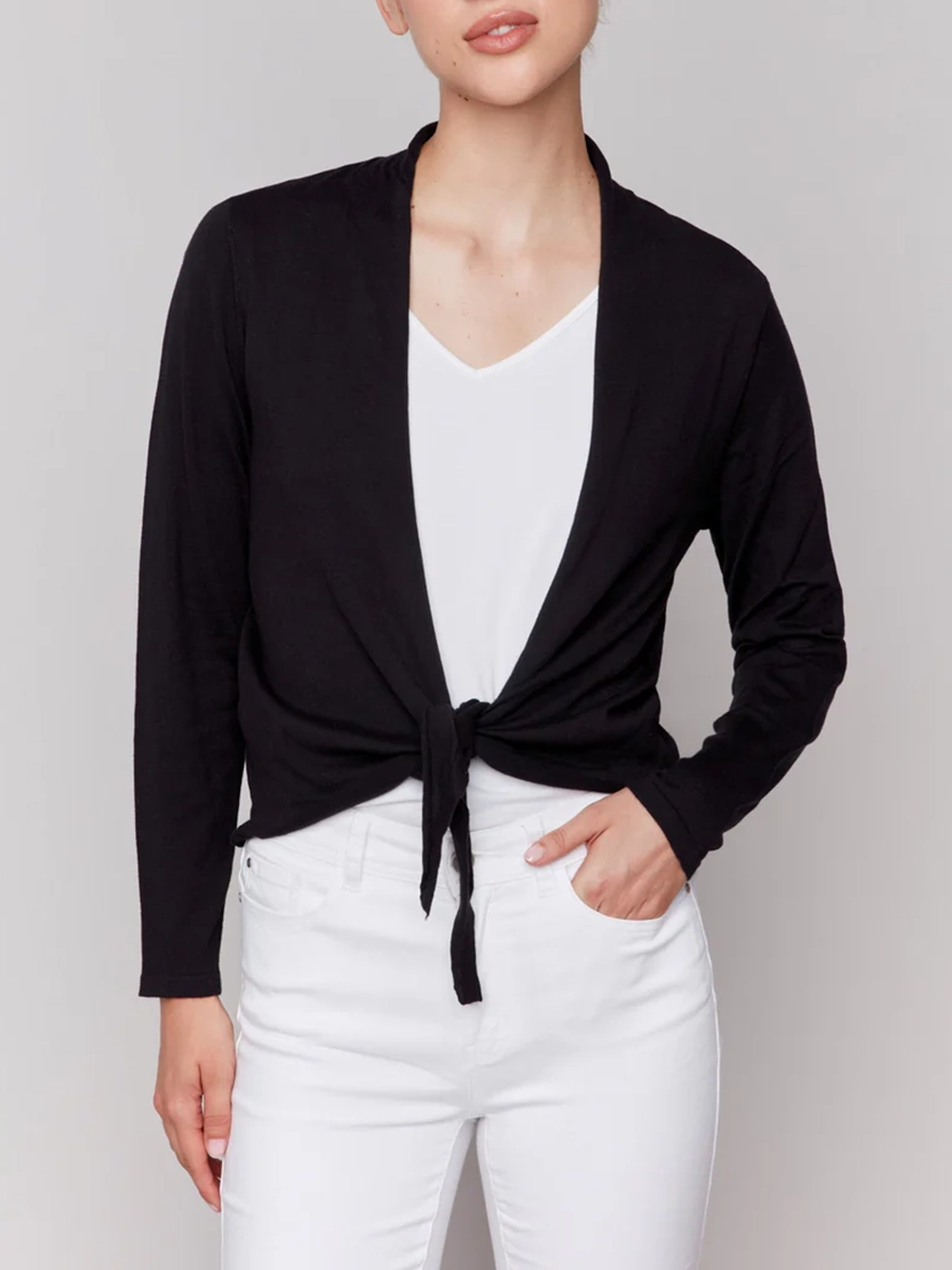 Versatile Preppy Style Women's Lace-Up Top