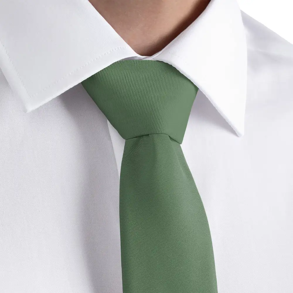 Refined Solid Theme Necktie