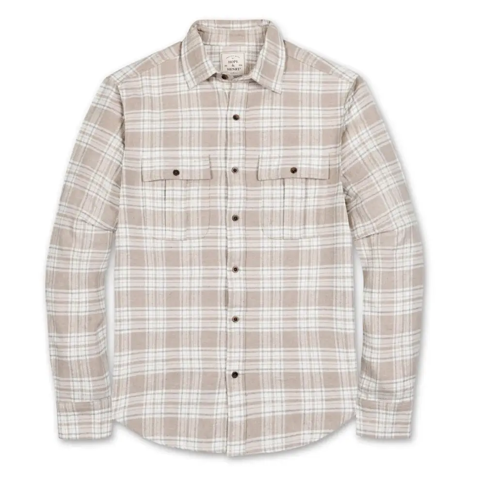 Modern Organic Flannel Shirt