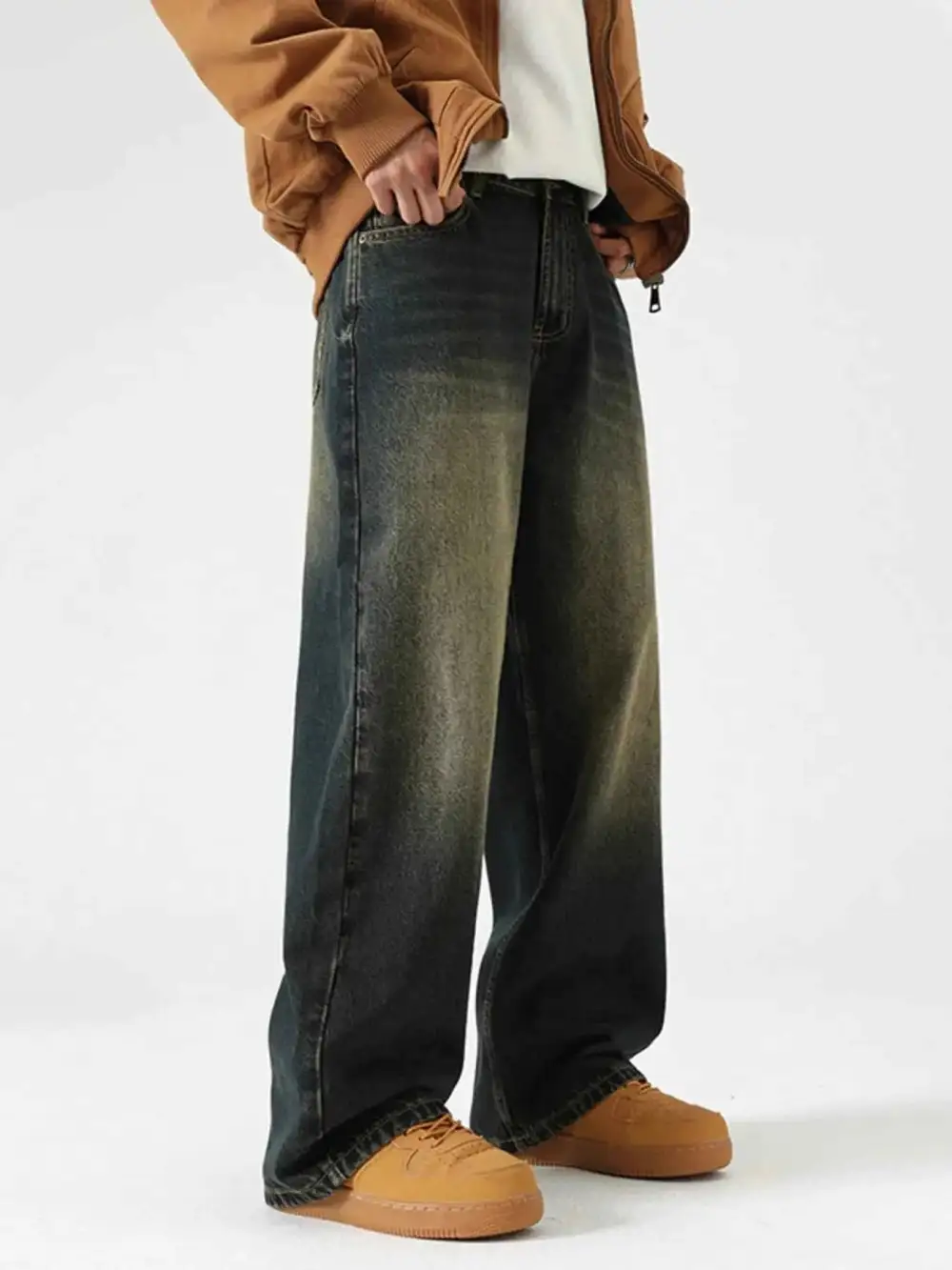 Wide Leg Baggy Jeans