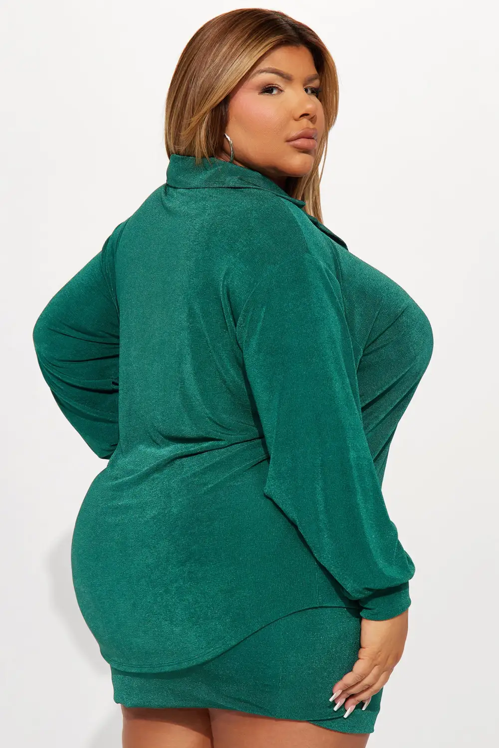 Give Me A Call Skirt Set - Hunter