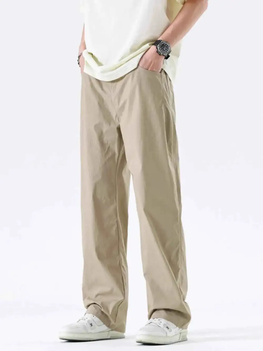 Wide-Leg Relaxed Fit Pants