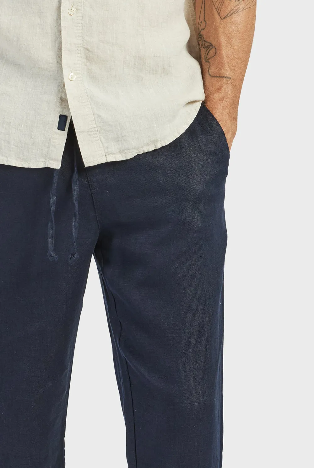 Riviera Linen Pant-black