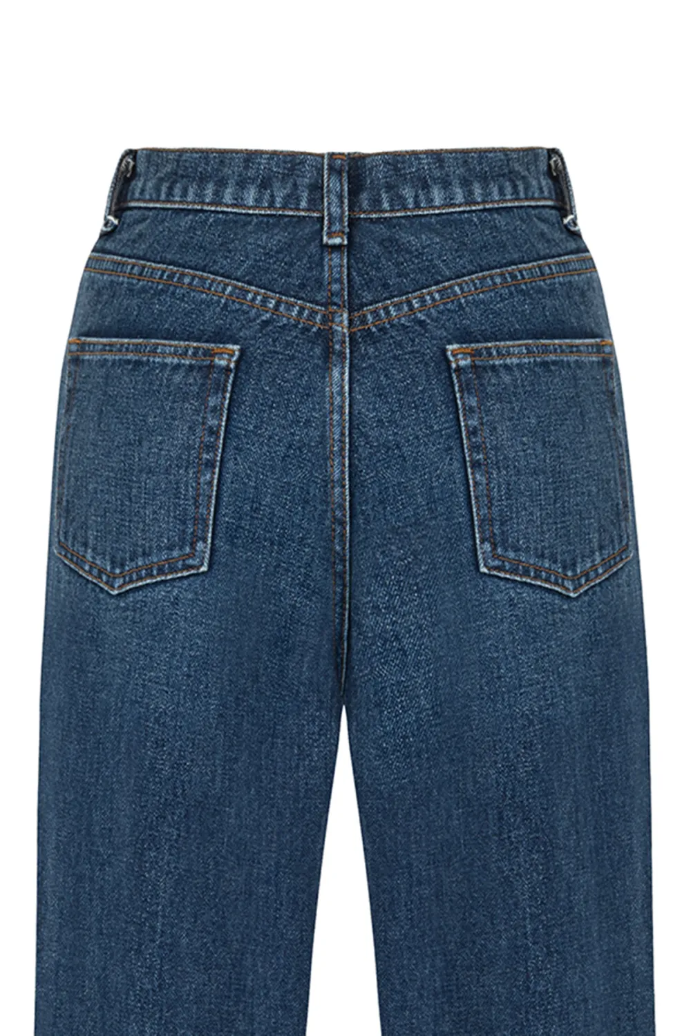Tapered Denim Pants