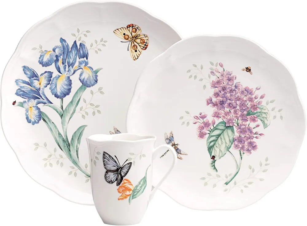 Lenox 865075 Butterfly Meadow 28-Piece Dinnerware Set