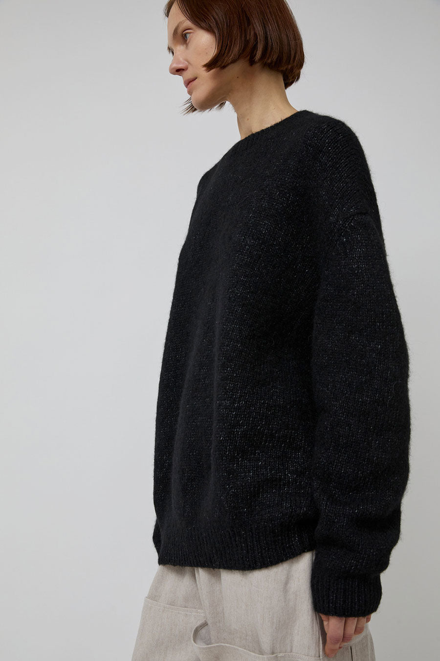 Lauren Manoogian Loft Crewneck in Black