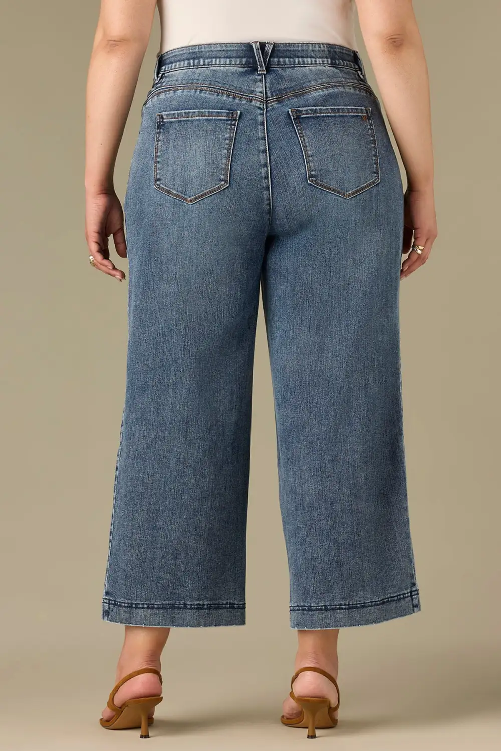 Gracie  Double Side Seam Stitched Plus Size Jeans