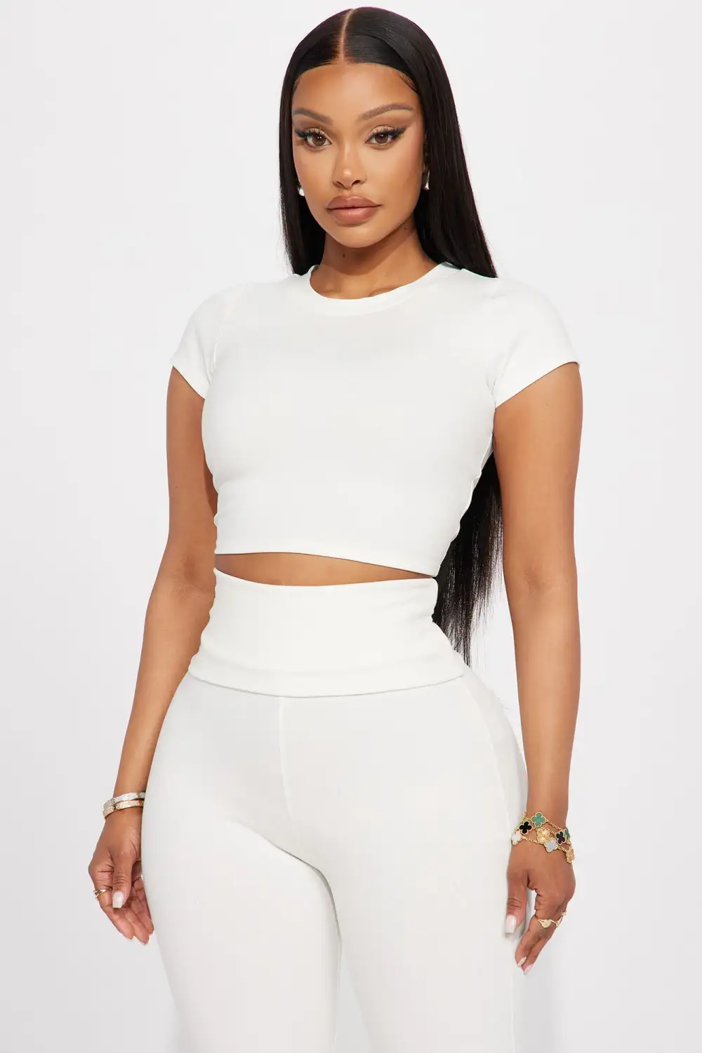 Tamara Snatched Pant Set - Off White