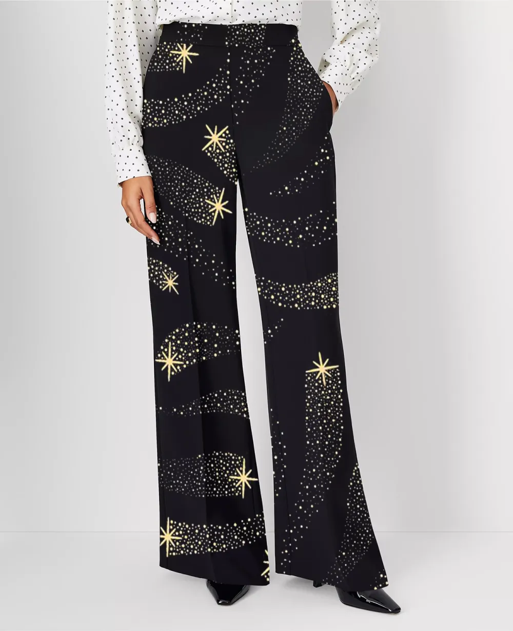 The Wide Leg Pant in Fluid Crepe