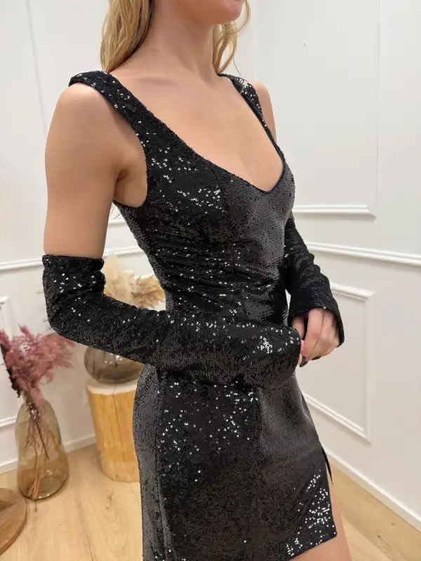 Aline Easy Drape Mini Dress