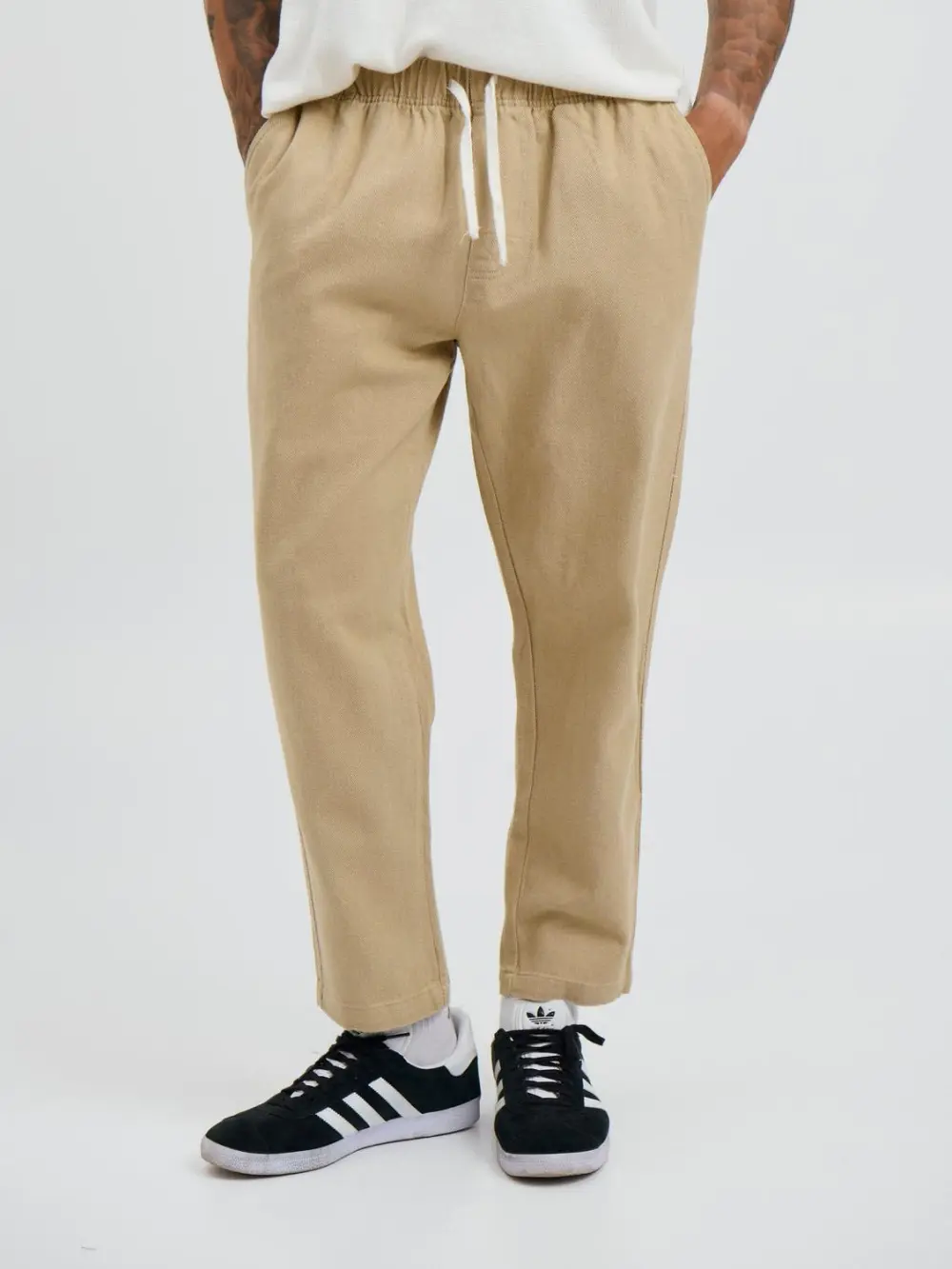 Simple And Comfortable Slim Sand Pant