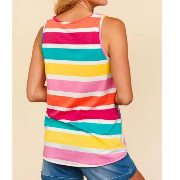 Round Neck Knit Tank