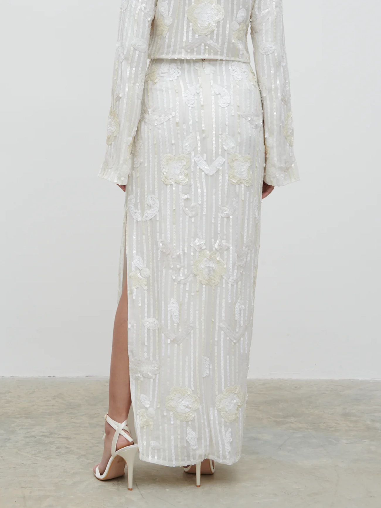 Sequin Maxi Skirt