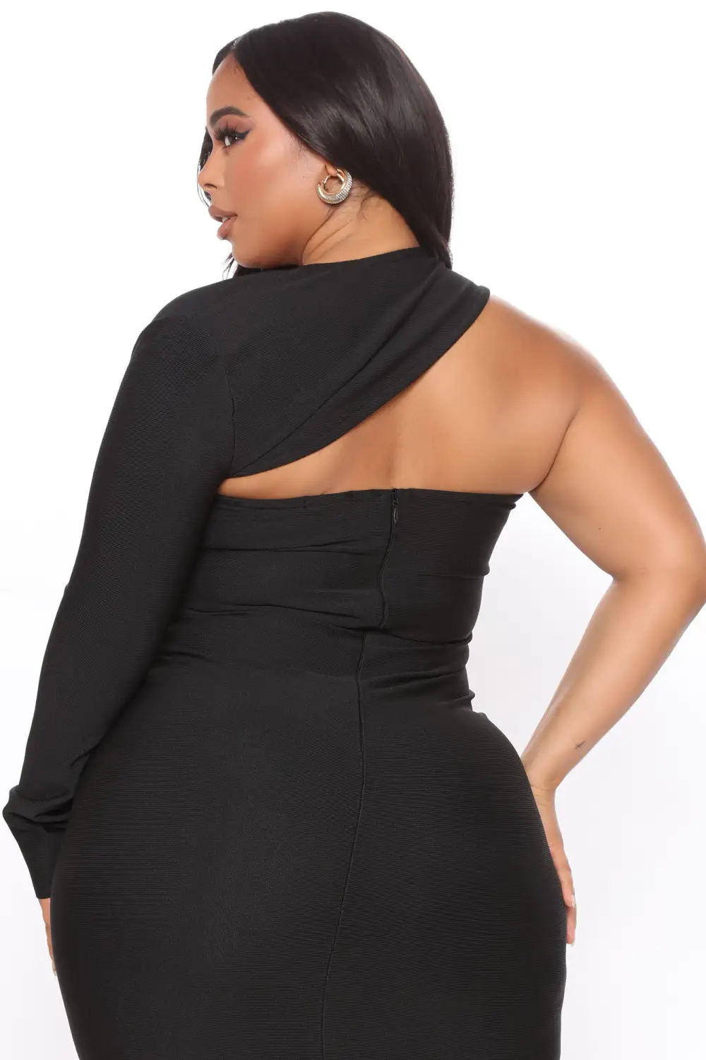 My Love Bandage Midi Dress - Black