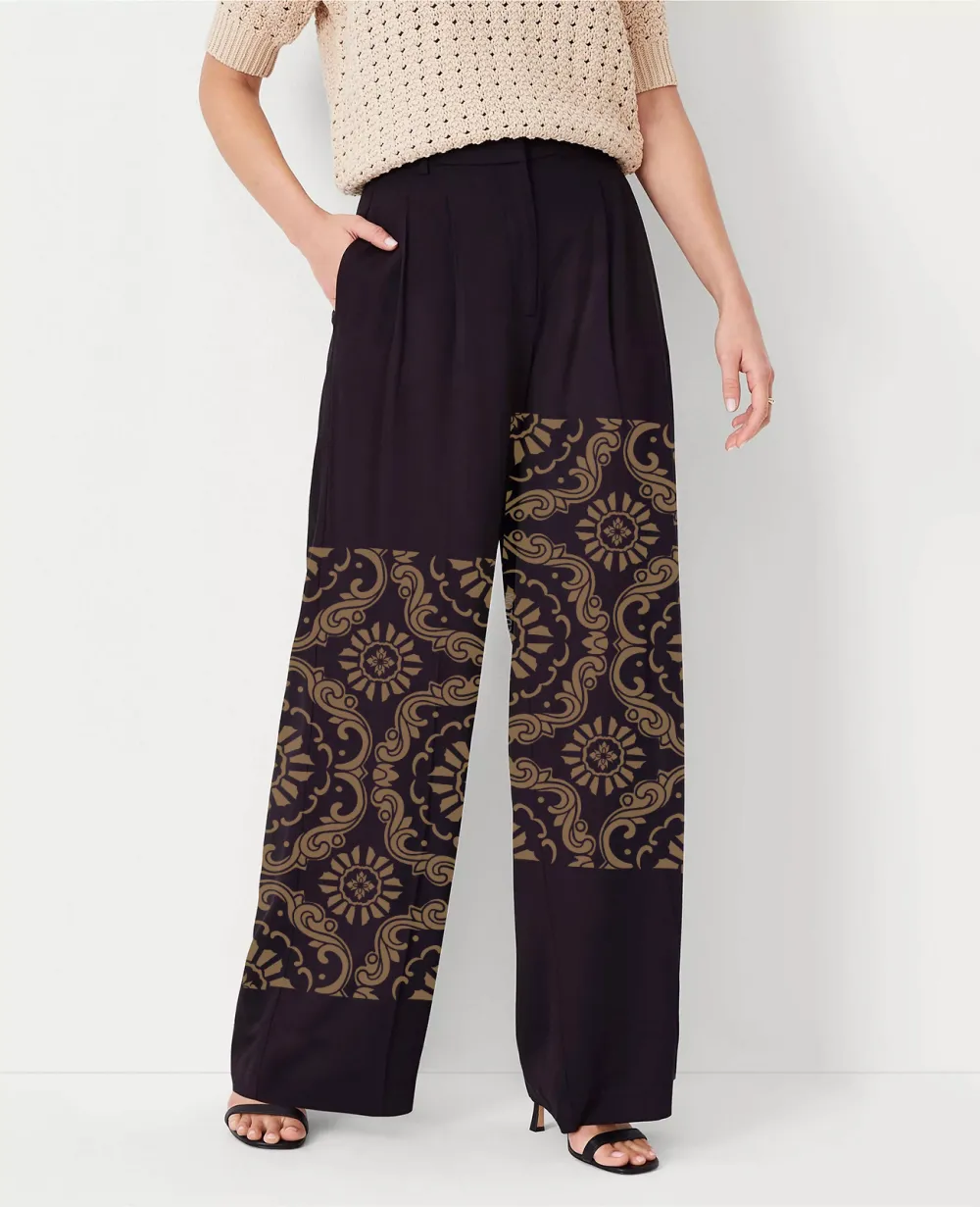 The Pleated Wide Leg Pant