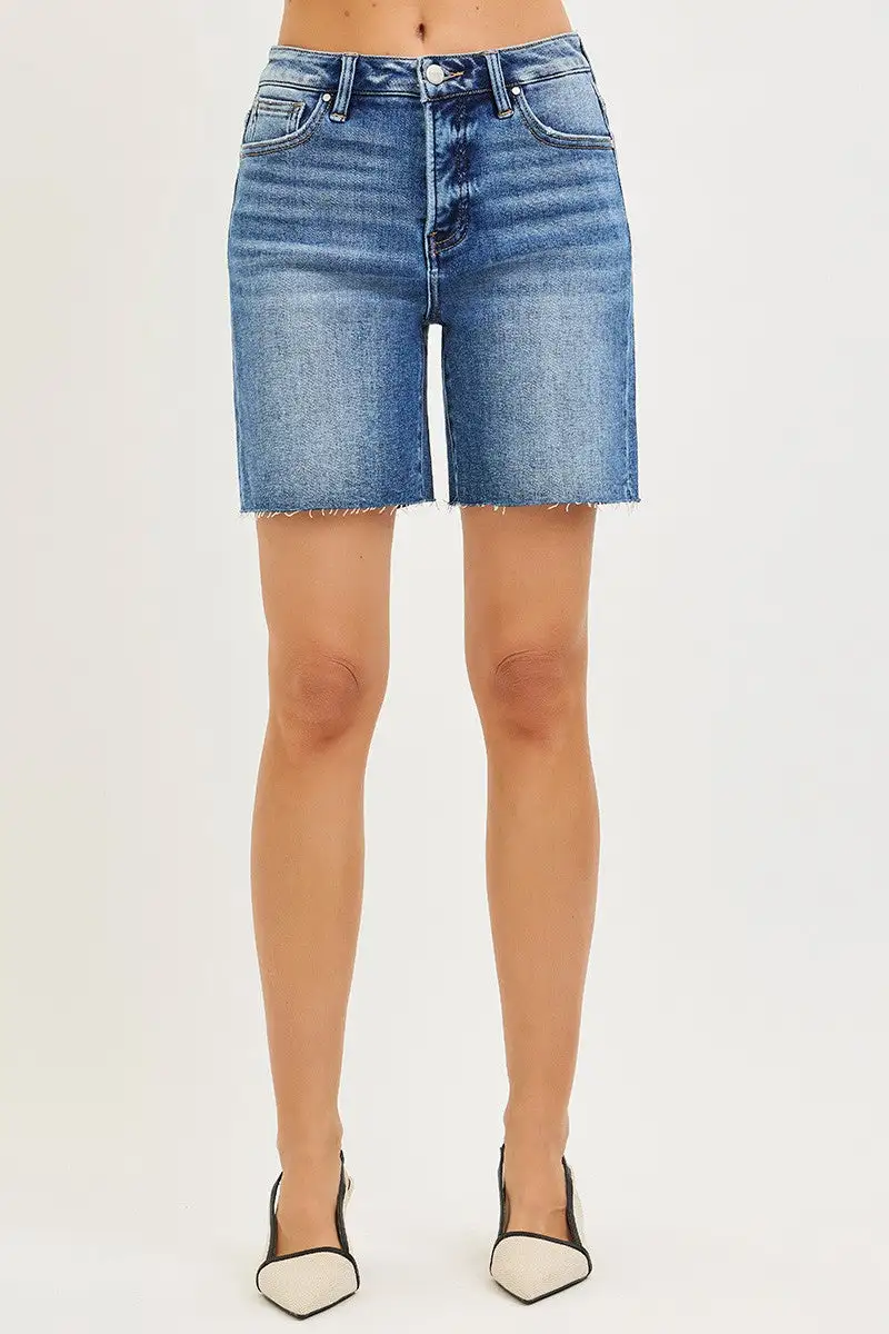 Tummy Control High Casual Shorts