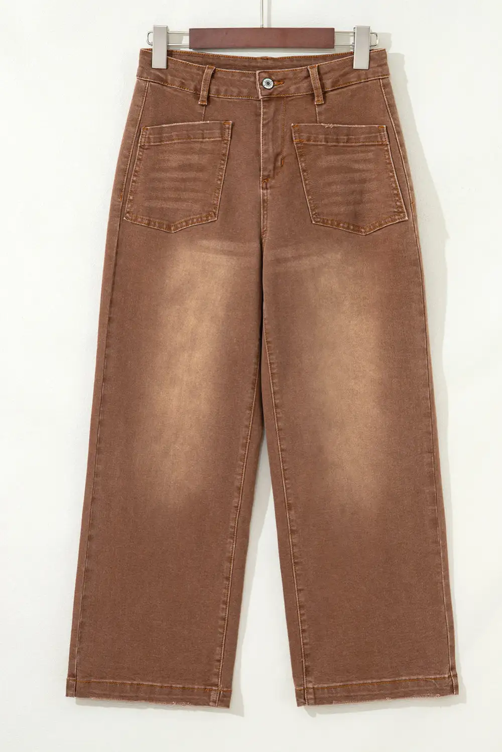 Modern Mimimalist Patch Pocket Womens Shift Jeans