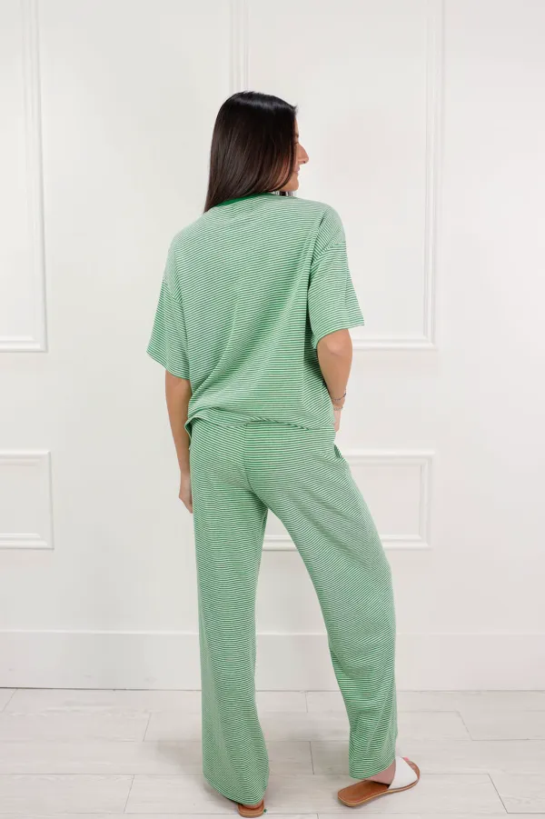 Casual Striped Set