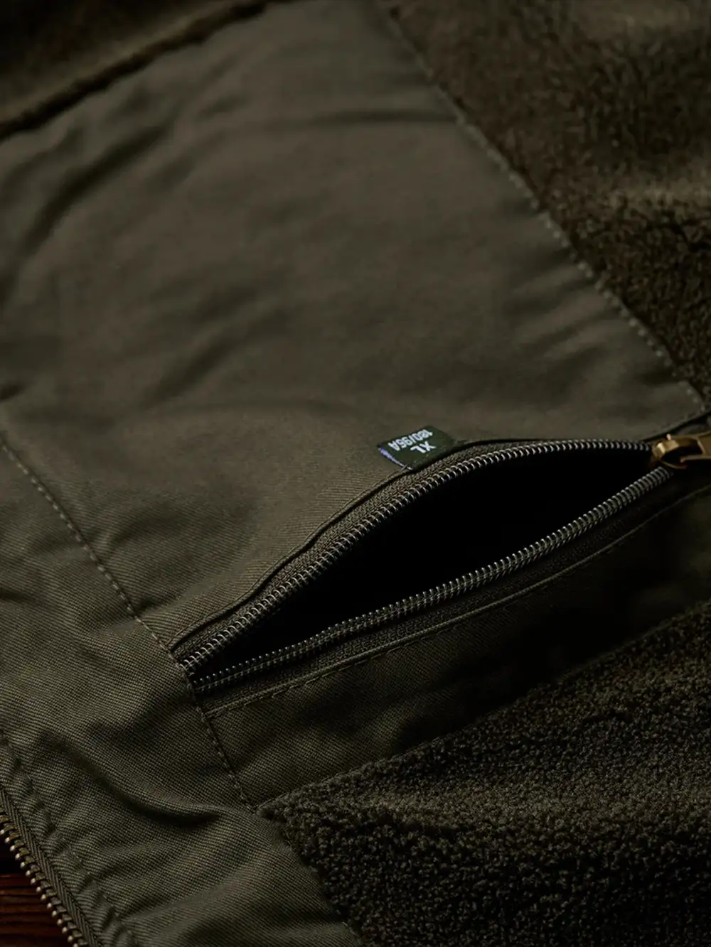 Men'S Fleece Lined Zip Front Bomber Jacket