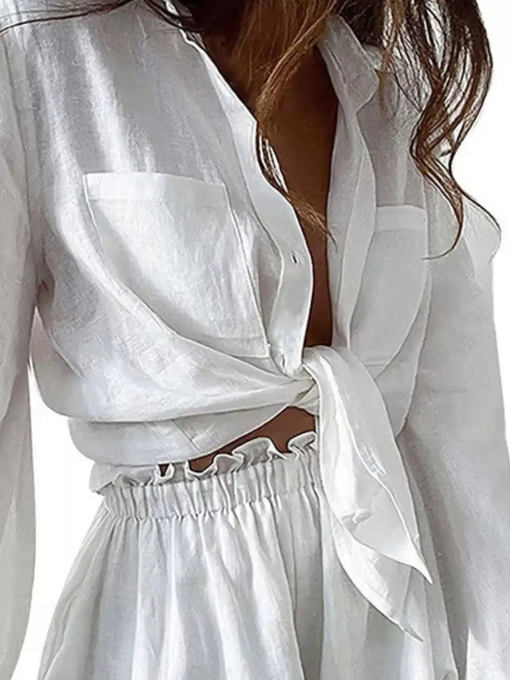 Easygoing Button Front Button Set