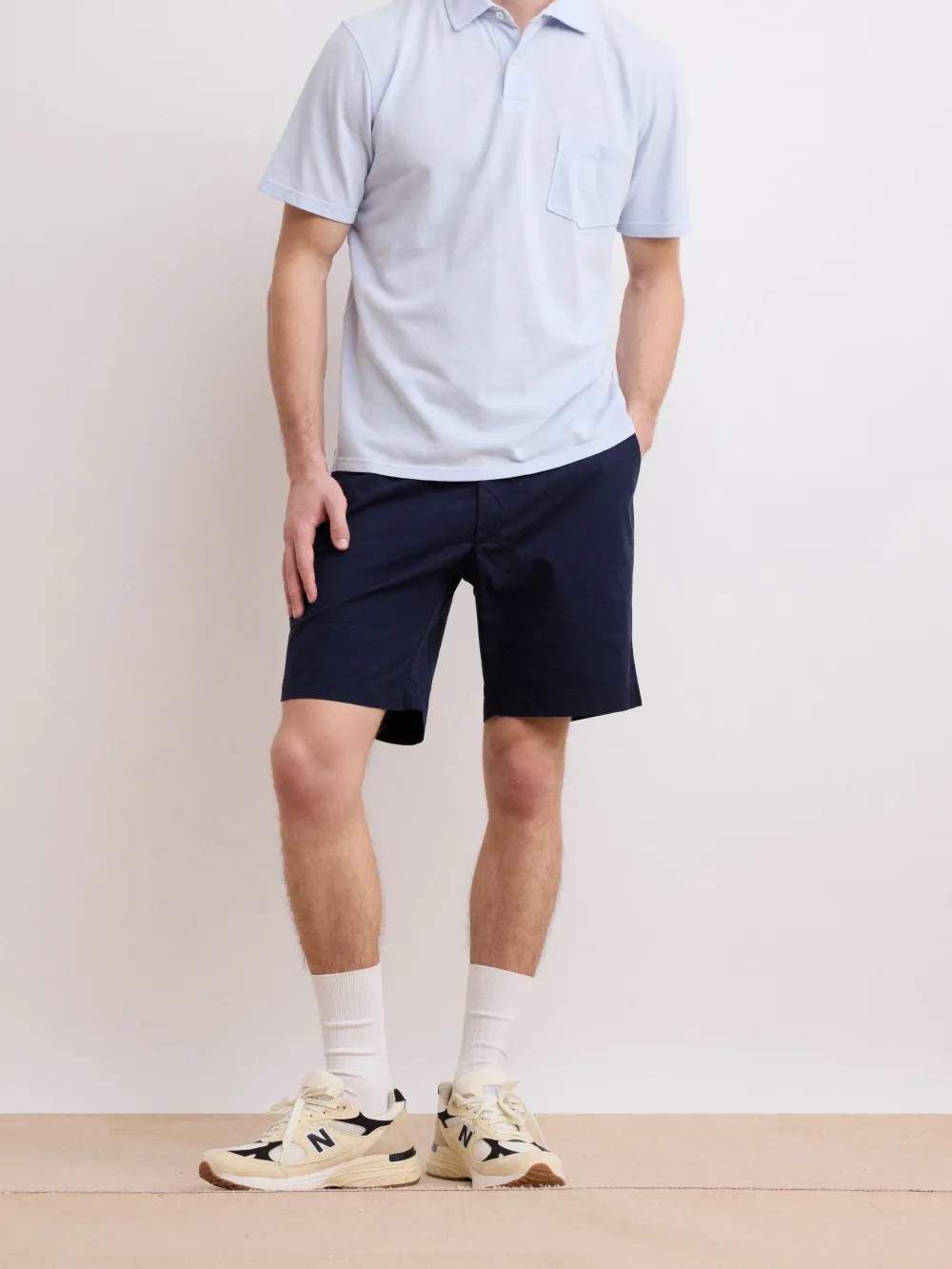 Navy Blue Regular Fit Short