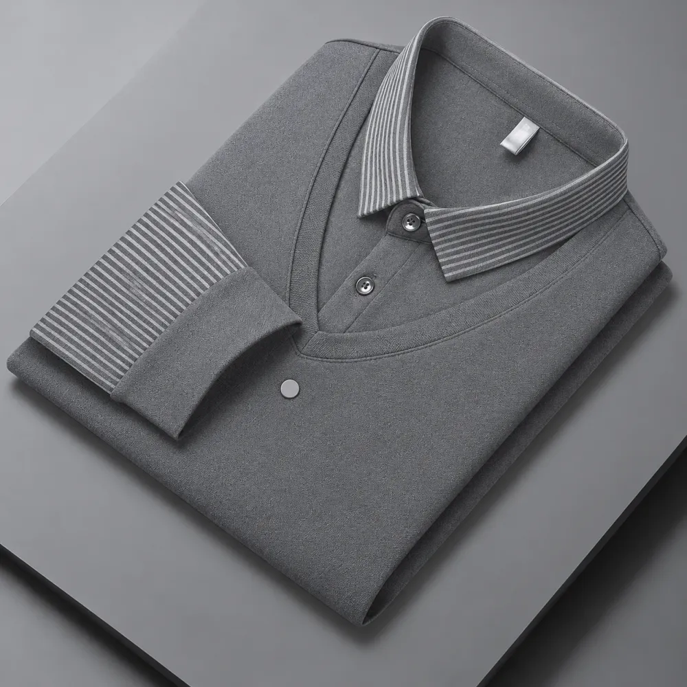 Men's velvet shirt