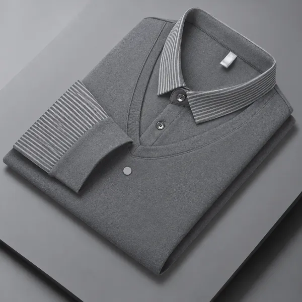Men's velvet shirt