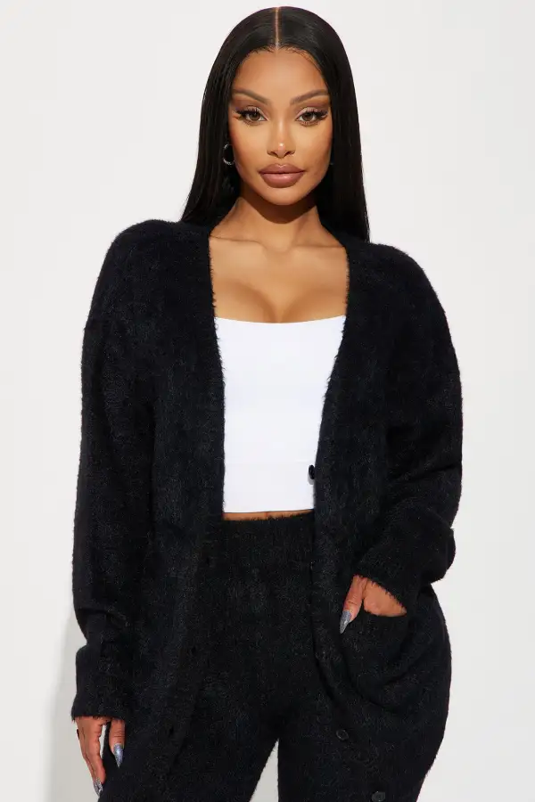 Lola Sweater Legging Set - Black