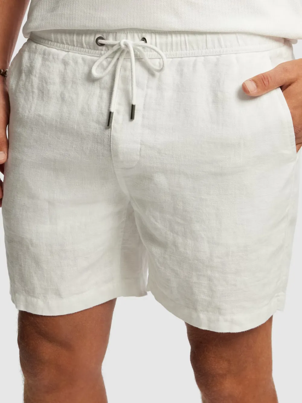 White Casual Style Short