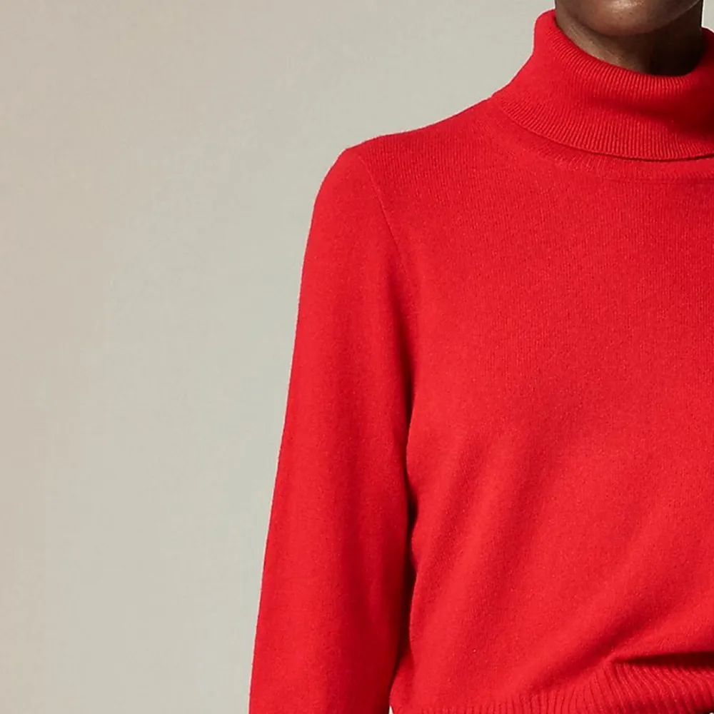 Cashmere Shrunken Turtleneck Sweaters