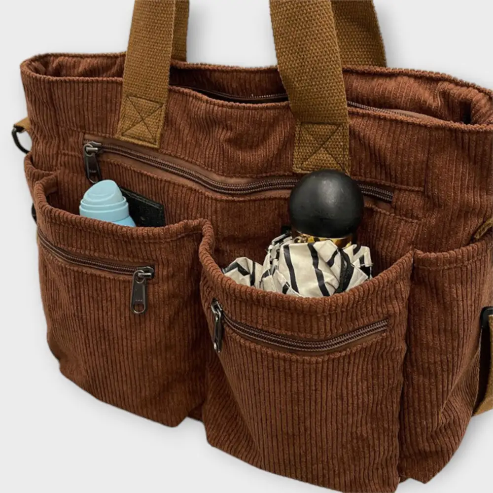Nylon Soft Grain Tote Bag