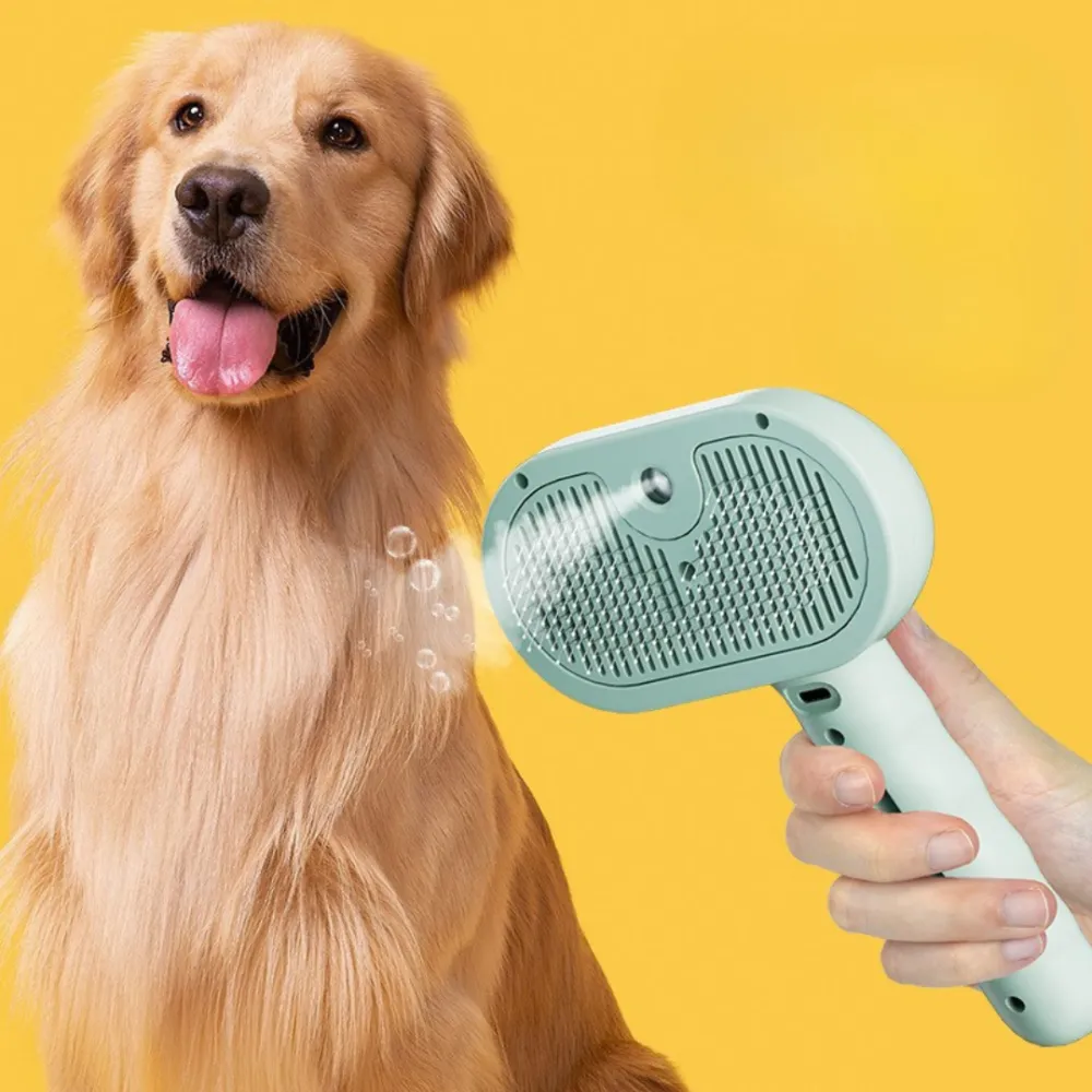 Pet Comb Spray Comb Cat Pet Supplies Anti-Flying Hair Needle Comb Pet Hair Groomer Cat Brush