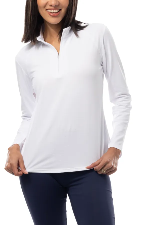Notched Collar Top