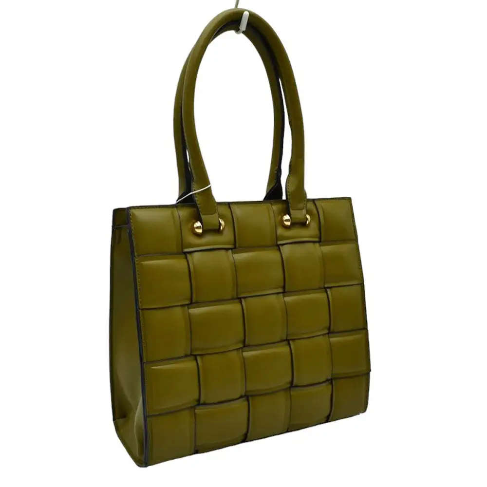Faux Leather Tote Bag