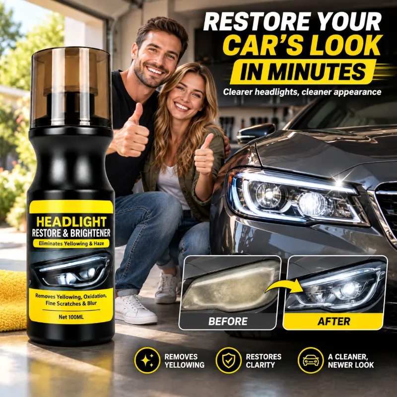 Car Headlight Restoration & Brightener Liquid