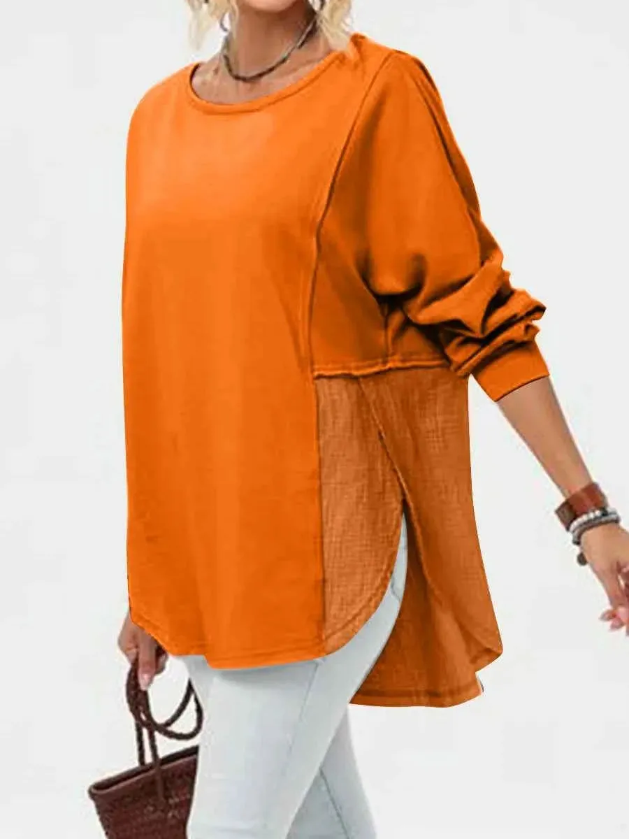 Long Sleeve High-Low T-Shirt