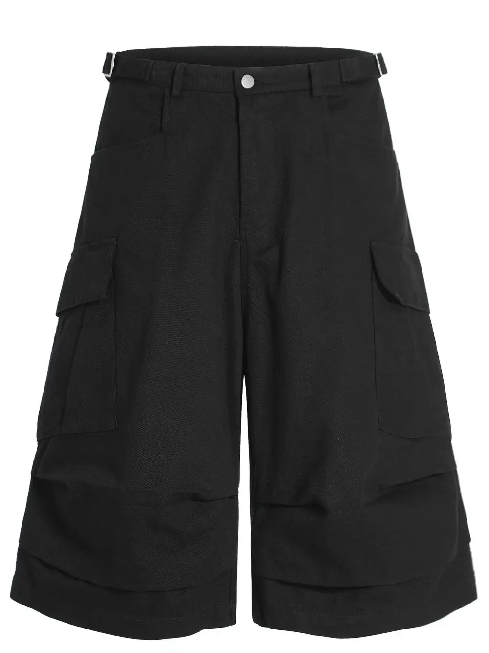 Wide Leg Utility Casual Shorts