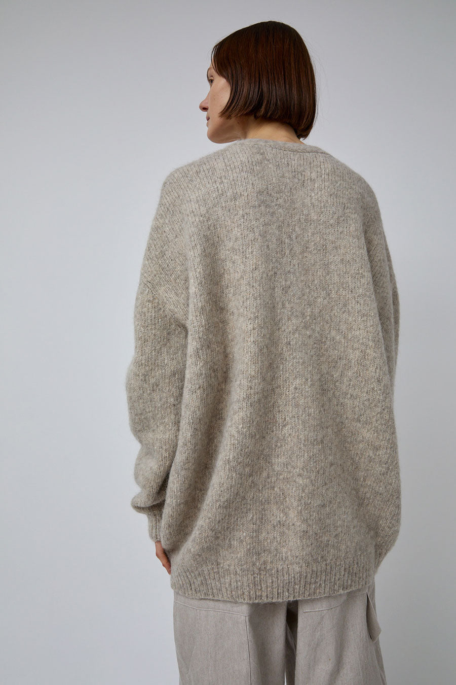 Lauren Manoogian Loft Cardigan in Pebble