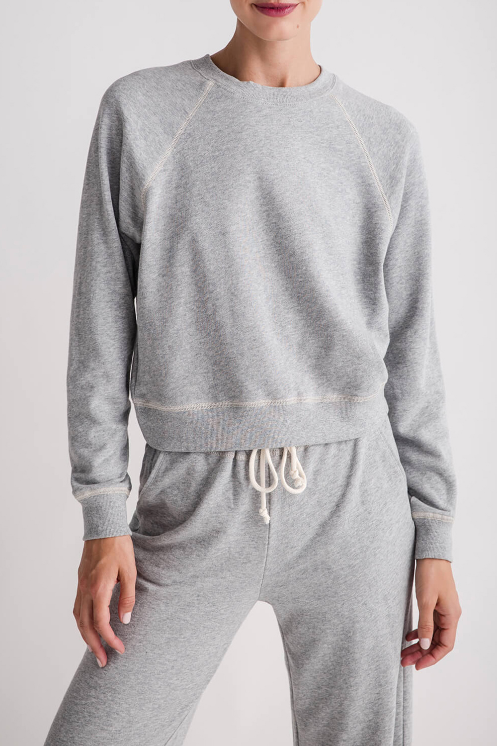 Z Supply Saldana French Terry Sweatshirt - oatmeal heather