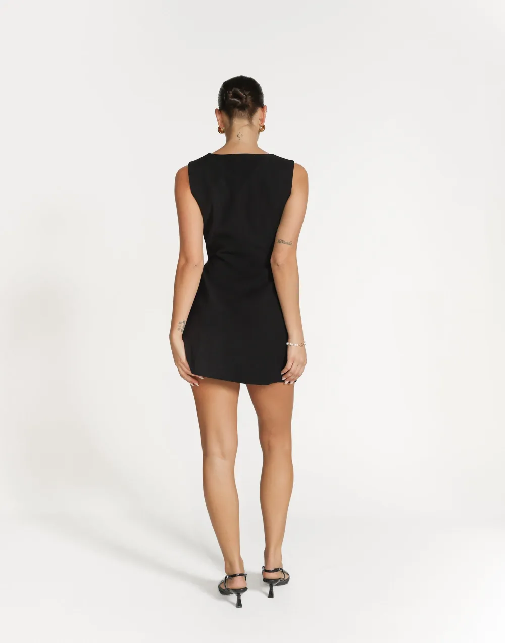 Alayna Mini Dress (Black)