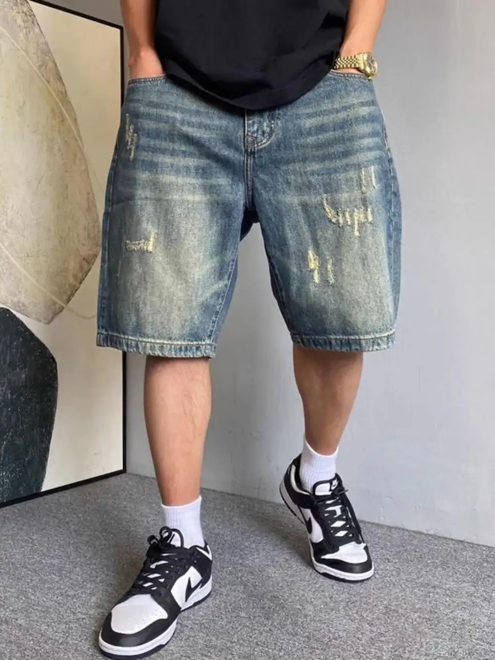 Clean Cotton Blend Casual Shorts
