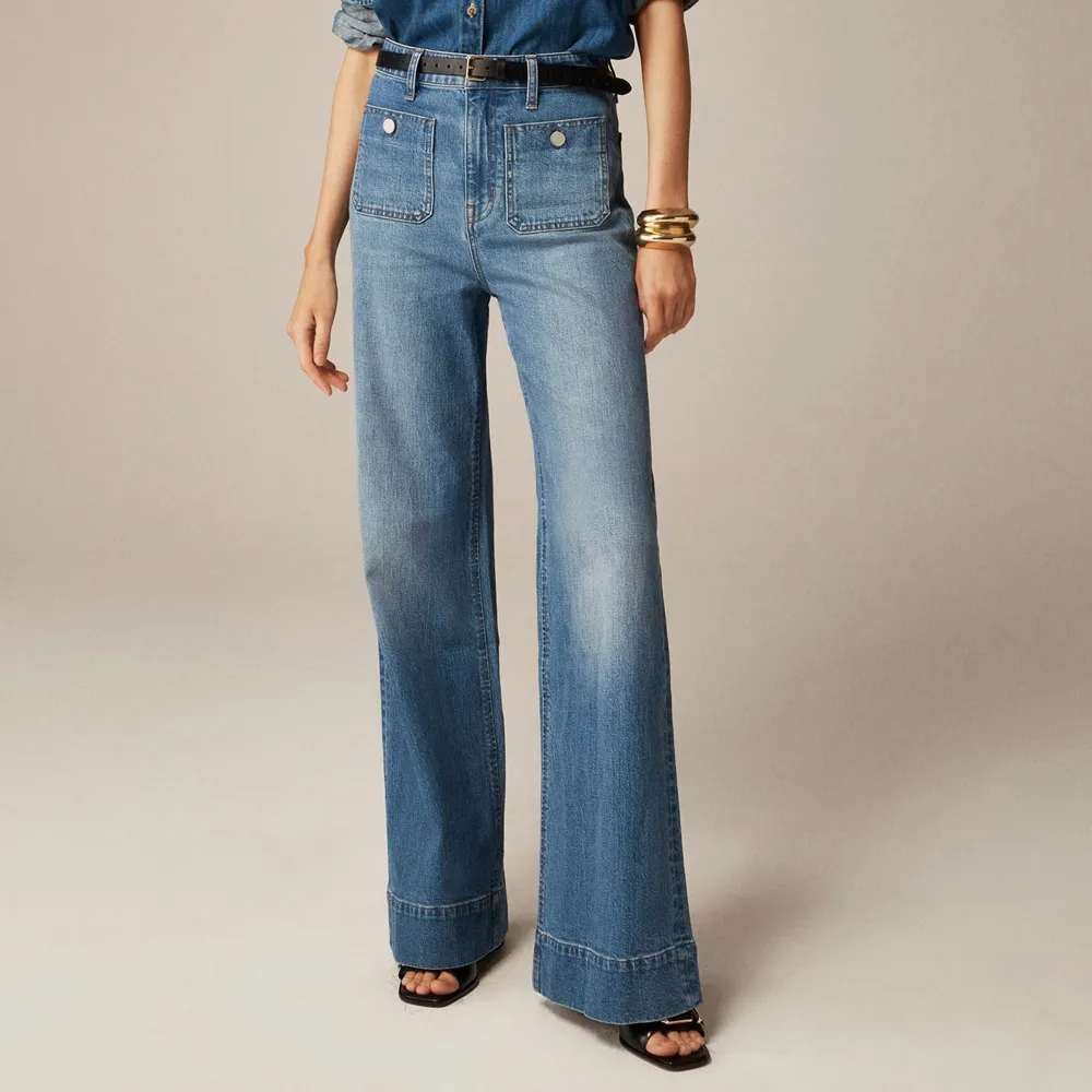 High-Rise Sailor Semi-Stretch Jeans